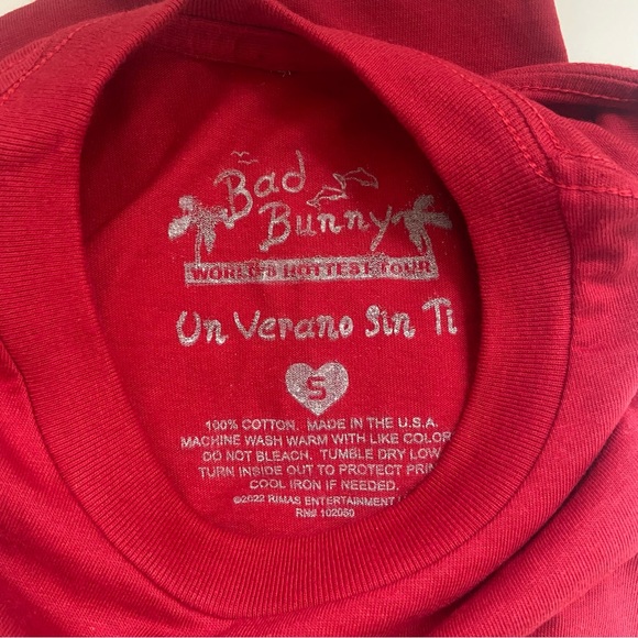 Bad Bunny Official Merch Un Verano Sin Ti - Picture 3 of 6